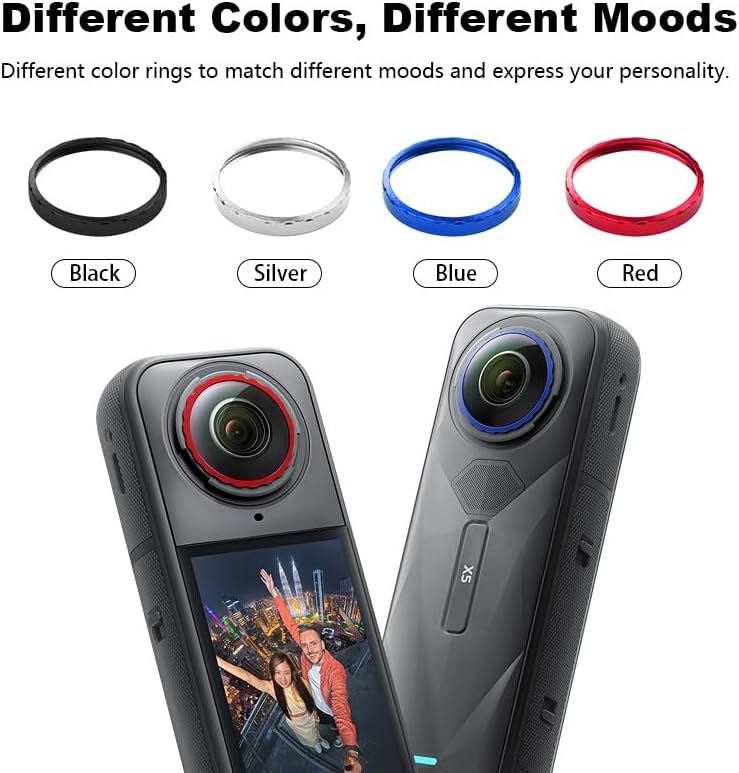 Jakoly Lens Replacement Kit for Insta360 X5, Portbale [1 Pcs] Optical Glass Cover with Removal Tool + 2 Blue Base, Easy Installation, Lens Camera Kit for Insta 360 X5 Accessories - Image 5